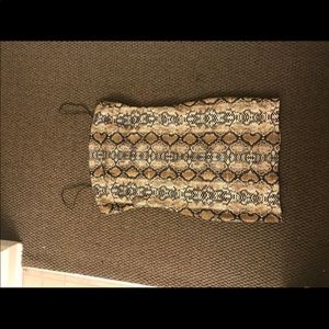 Snake skin dress